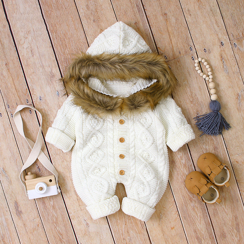 Baby Winter Knit Jumpsuit