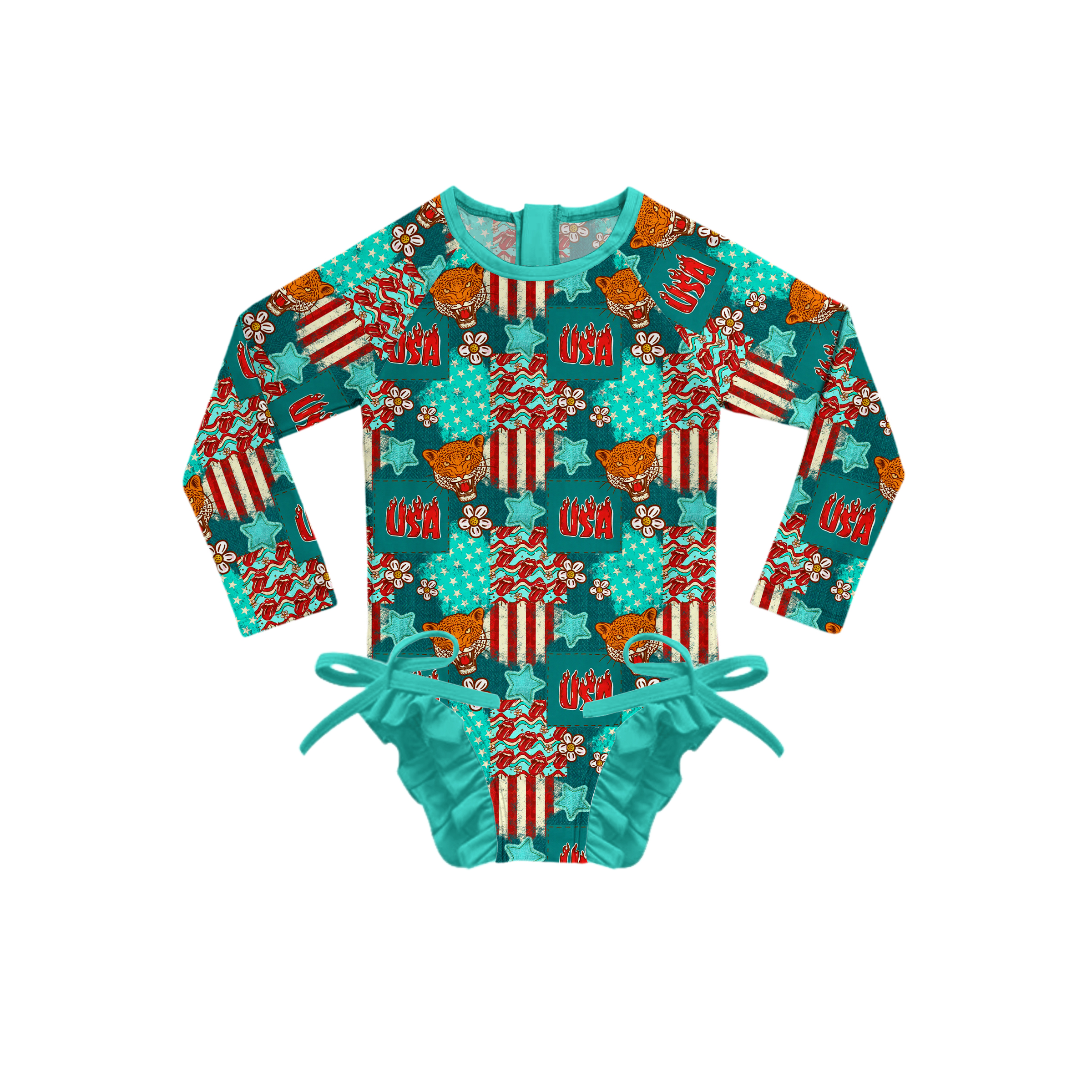 Baby USA Patchwork Swimsuit