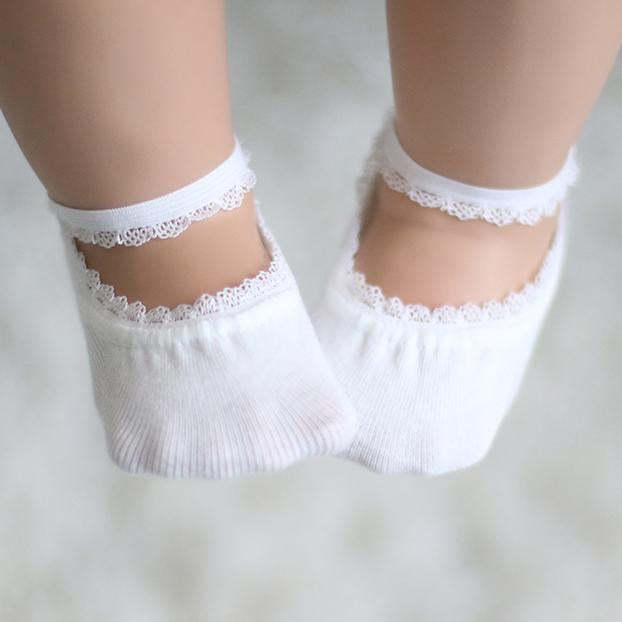 Summer Lace Cotton Boat Socks-visikids