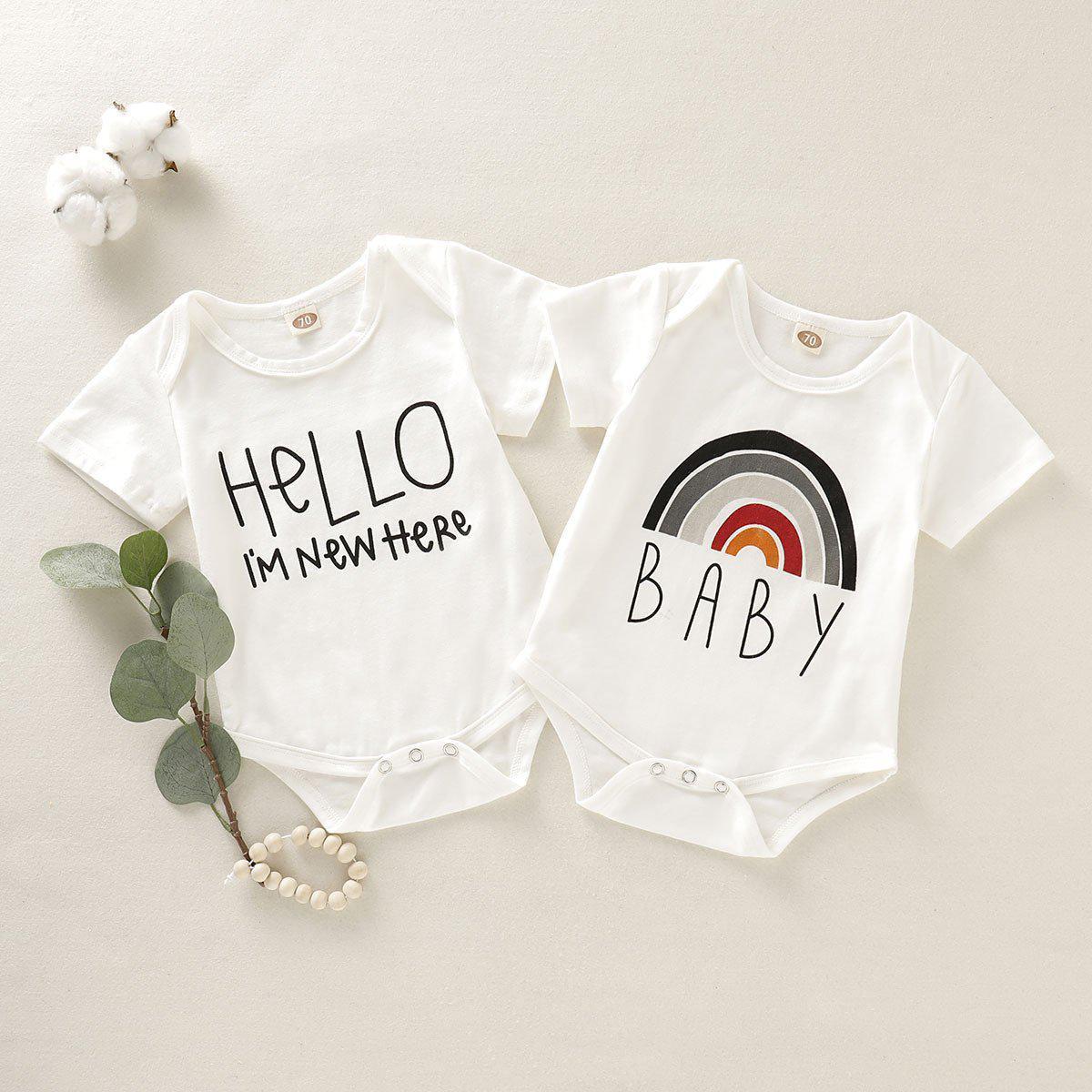 Infant Cute Rainbow Romper