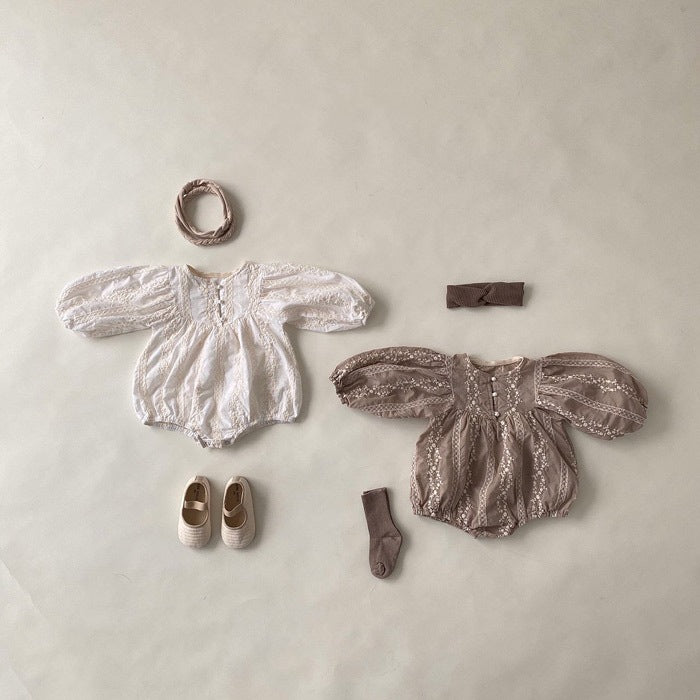 Baby Cotton Linen Rompers