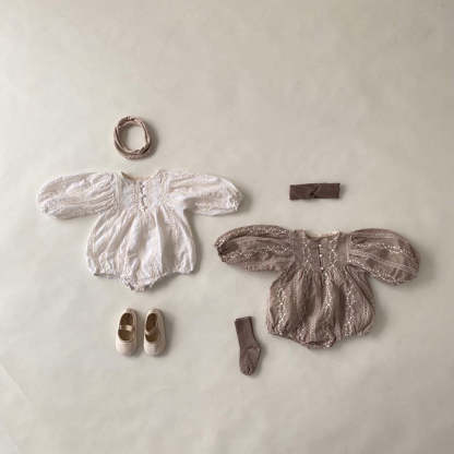 Baby Cotton Linen Rompers