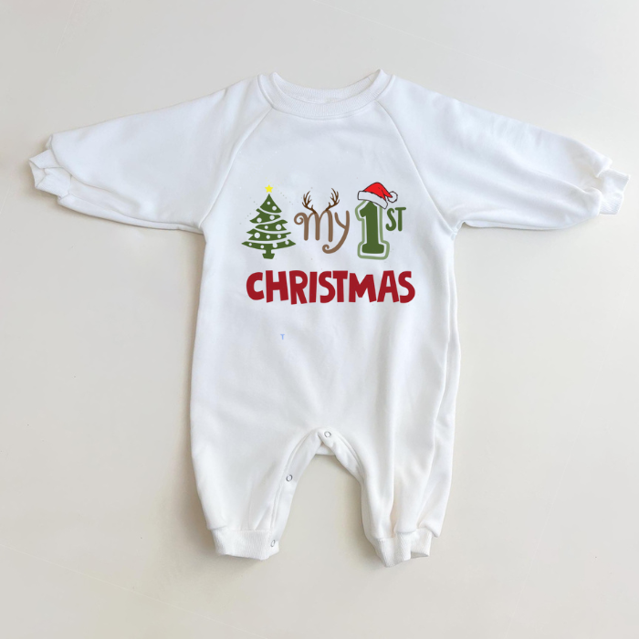 Baby My 1st Christmas Jumpsuit