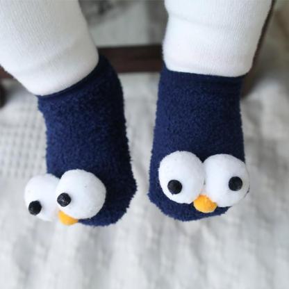 3D Big Eyes Design Baby Socks-visikids