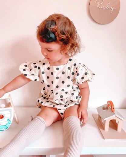Baby Girl Polka Dots-visikids