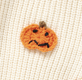 Baby Pumpkin Embroidery Sweater