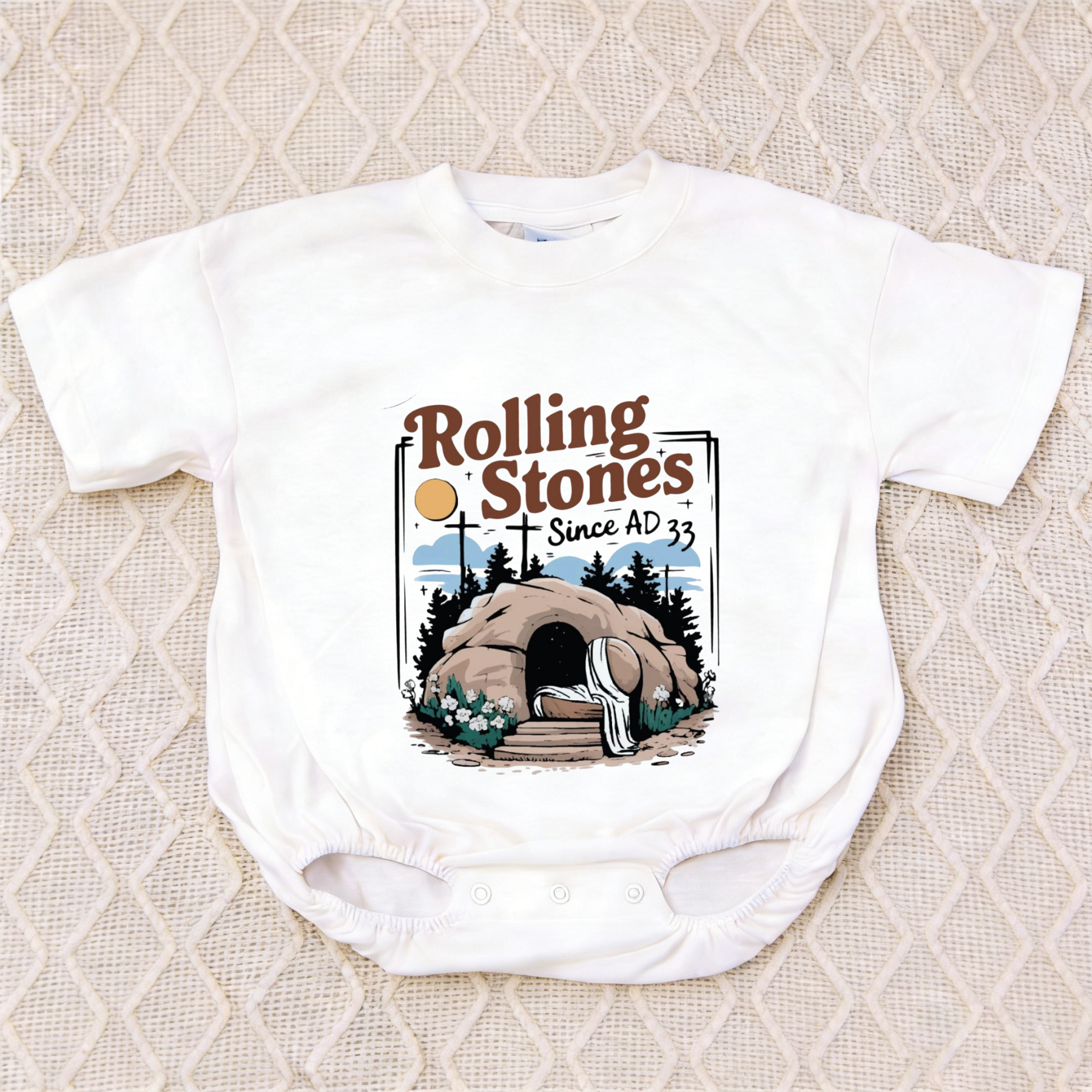 Baby Rolling Stones Since Ad33 Romper
