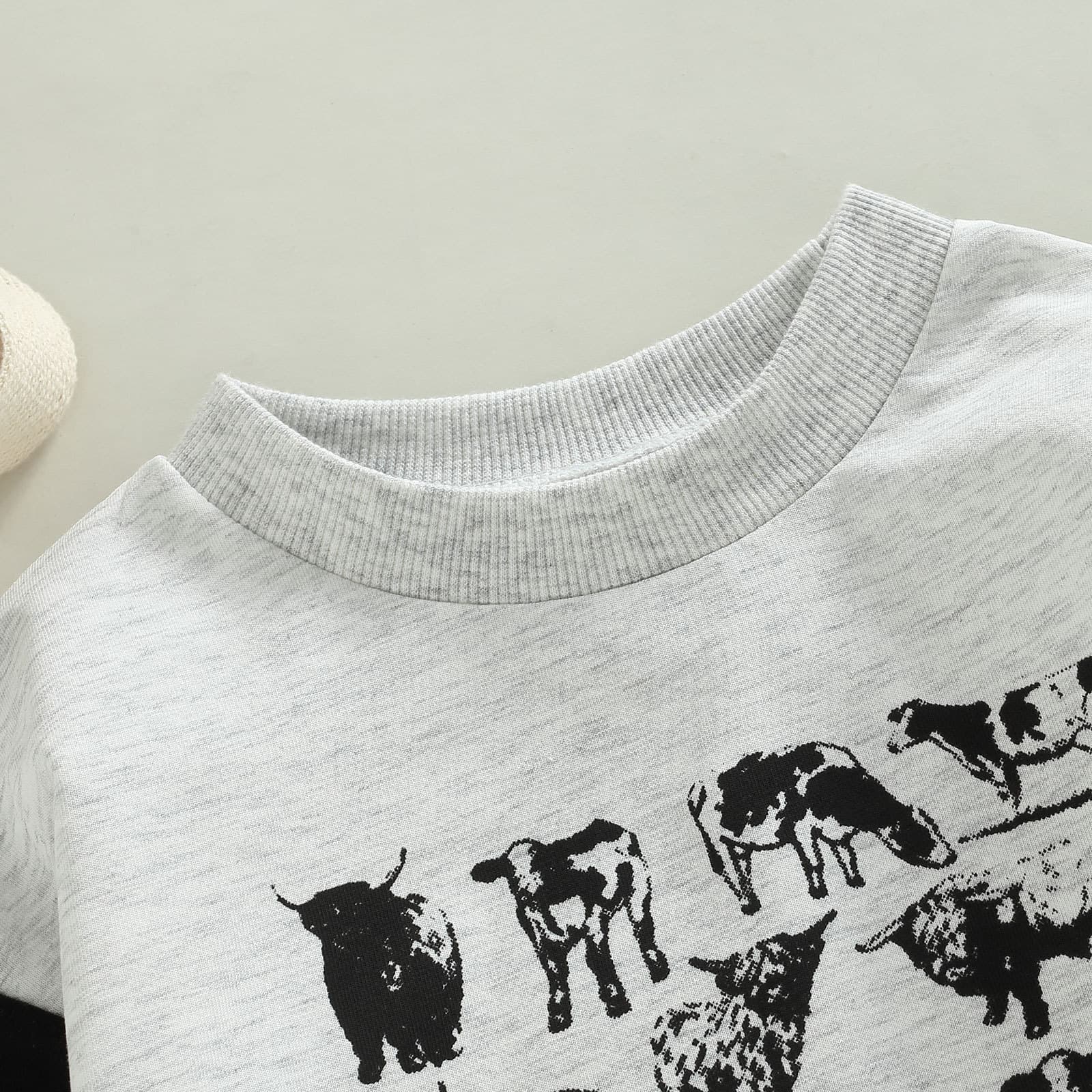 Baby Cowboy Color Block Romper