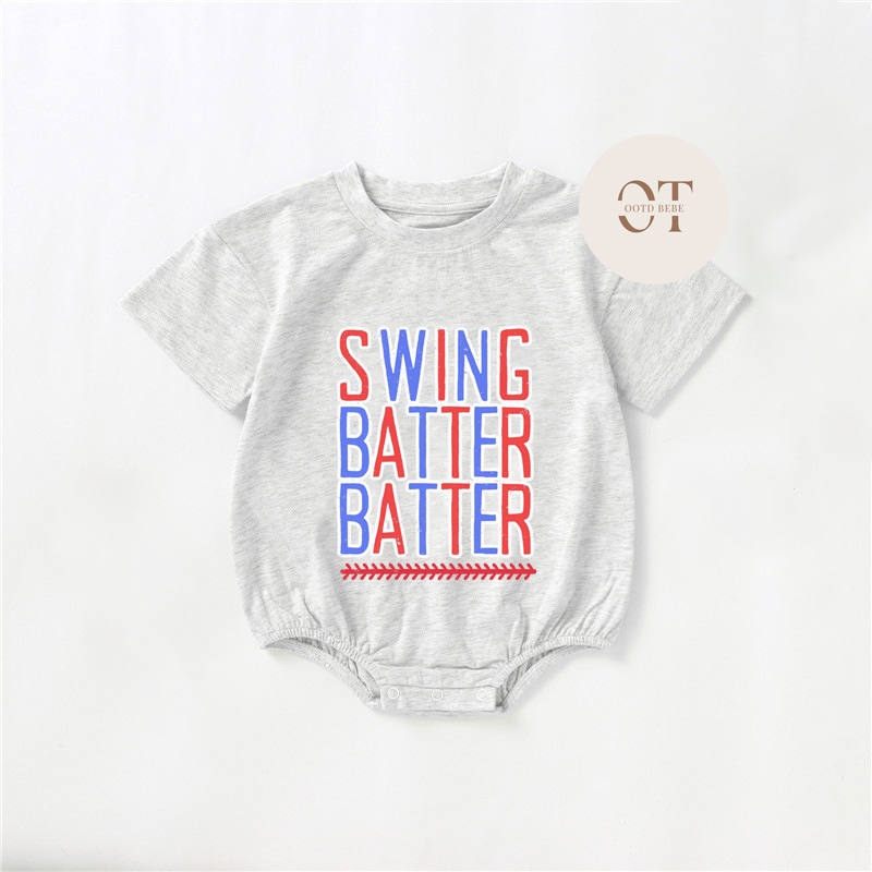 Baby Swing Batter Romper