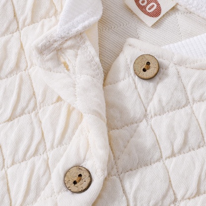 Baby Newborn Waffle Jumpsuit