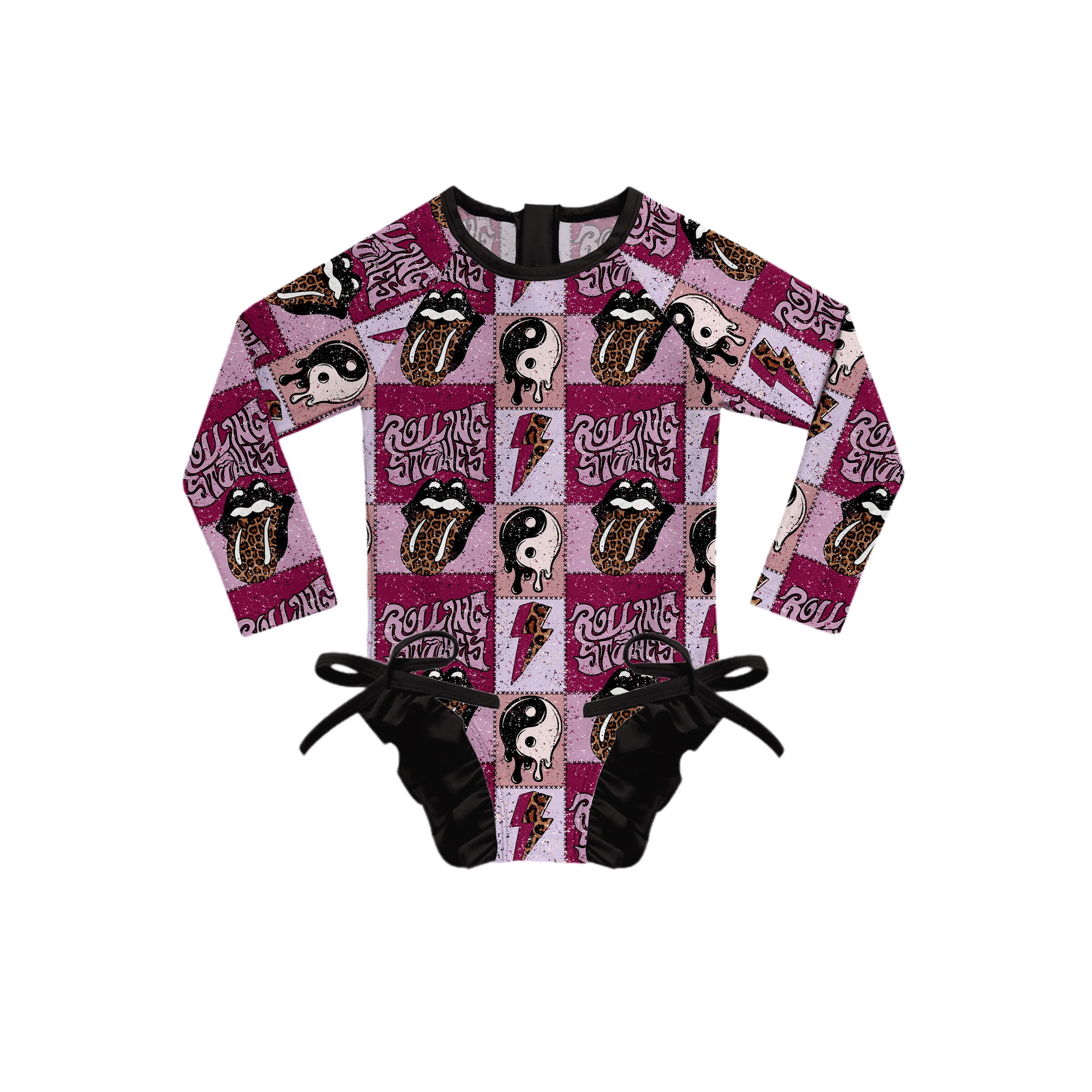 Baby Band Checkered Swimsuit