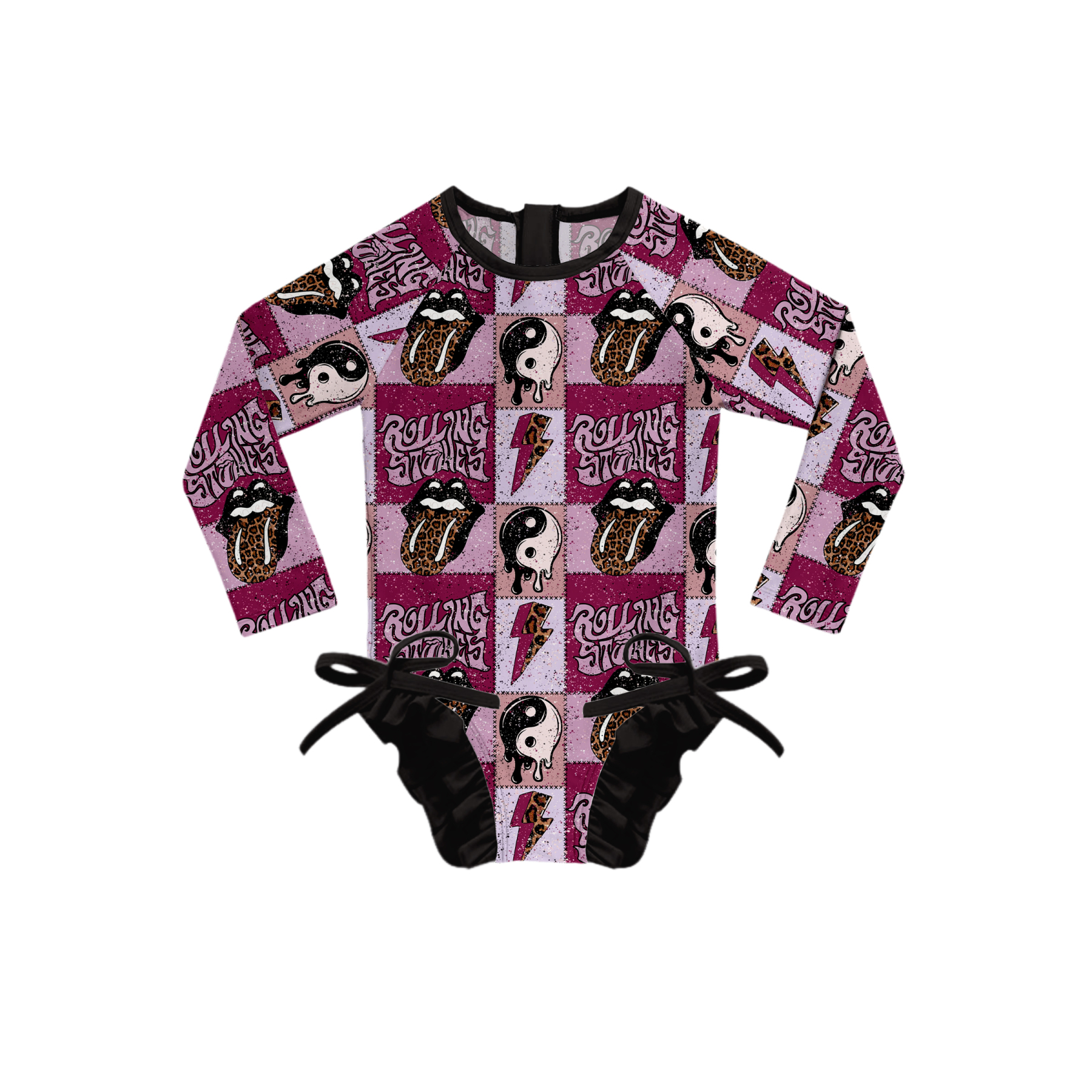 Baby Band Checkered Swimsuit