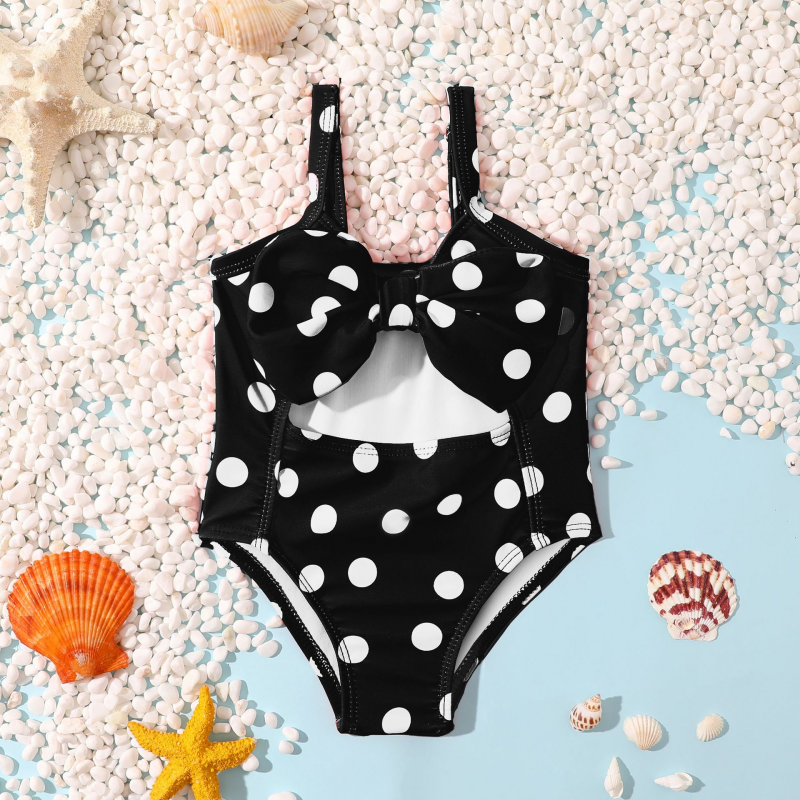 Baby's Dot One-piece Swimsuit