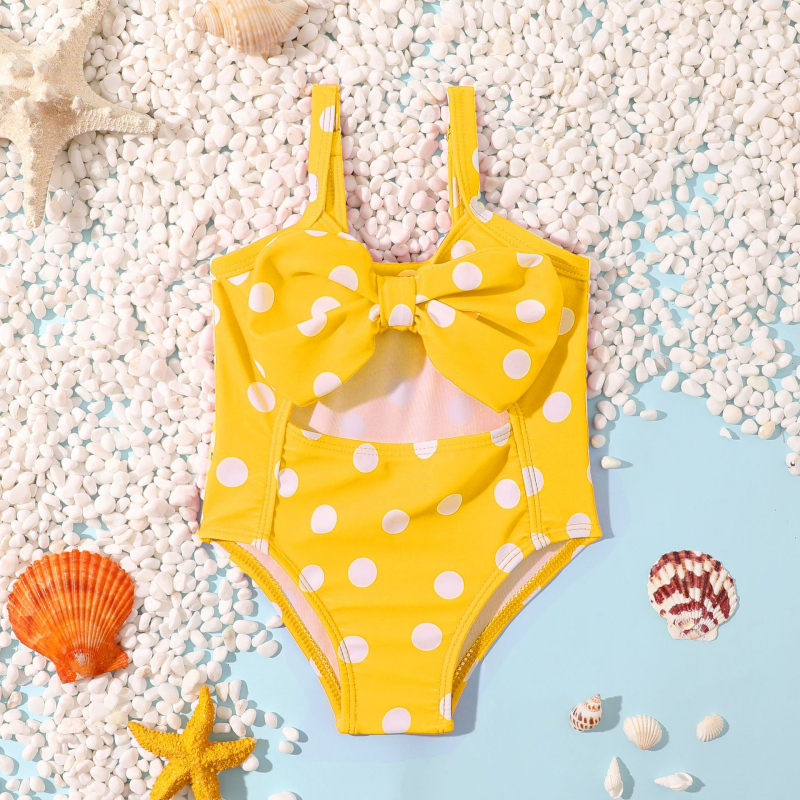 Baby's Dot One-piece Swimsuit