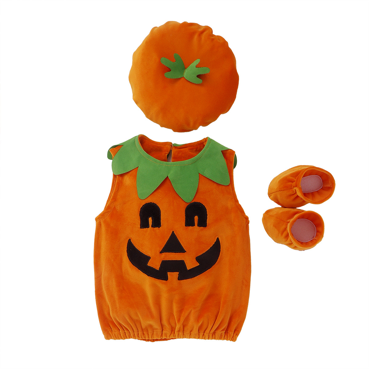 Baby Pumpkin Costume Romper