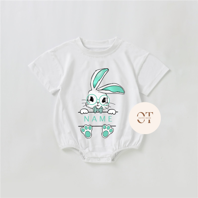 Baby Bunny Custom Name Romper