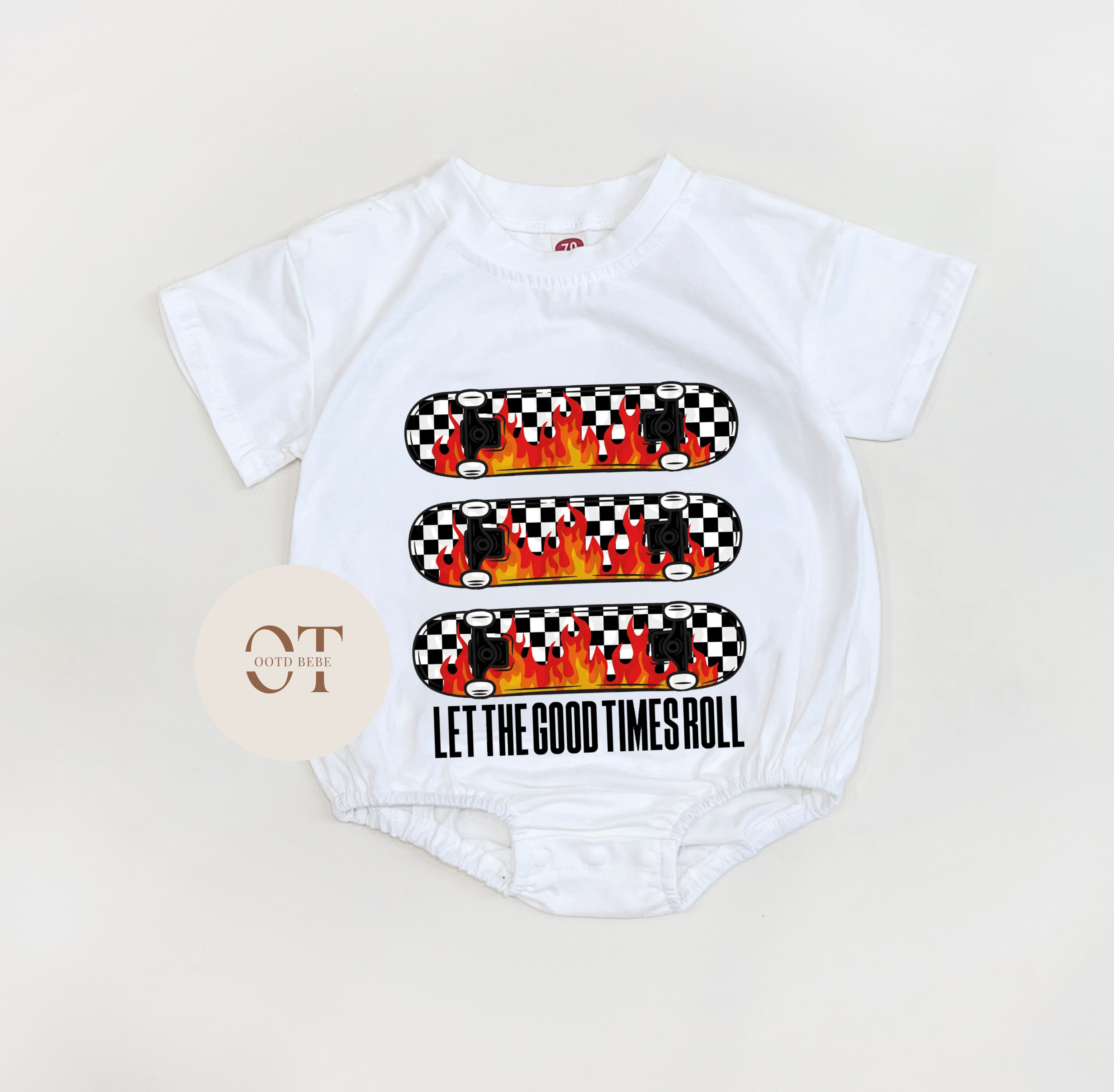 Baby Let The Good Times Roll Romper