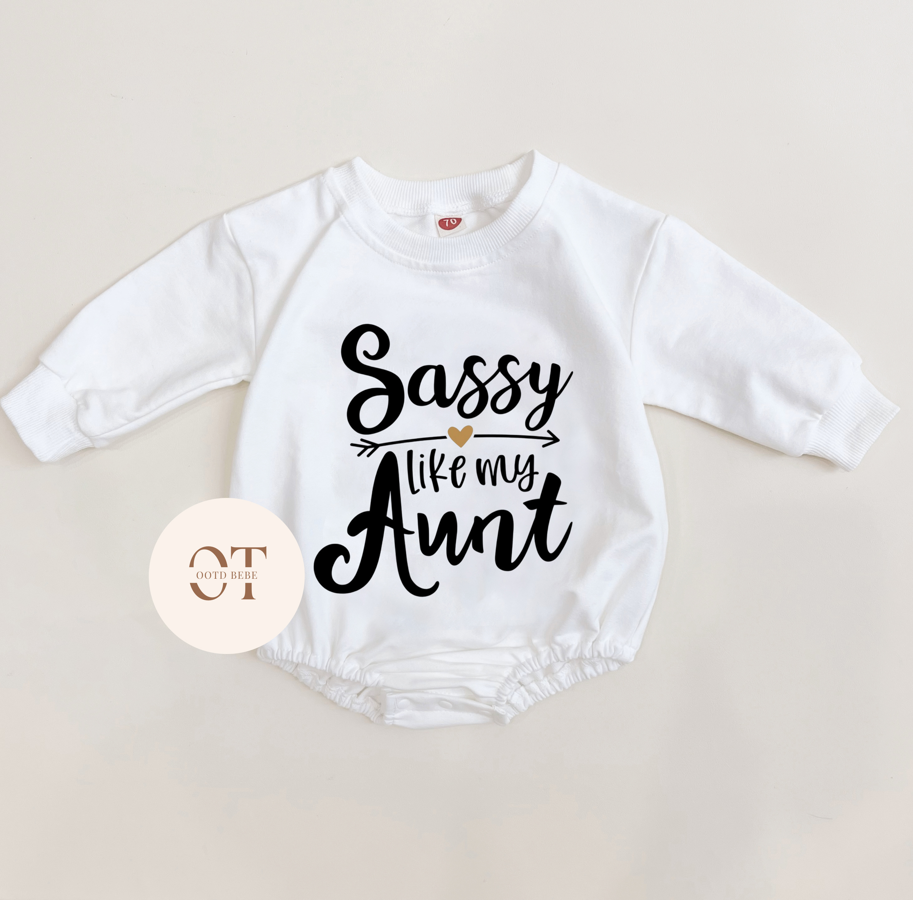 Baby Sassy Like My Aunt Romper