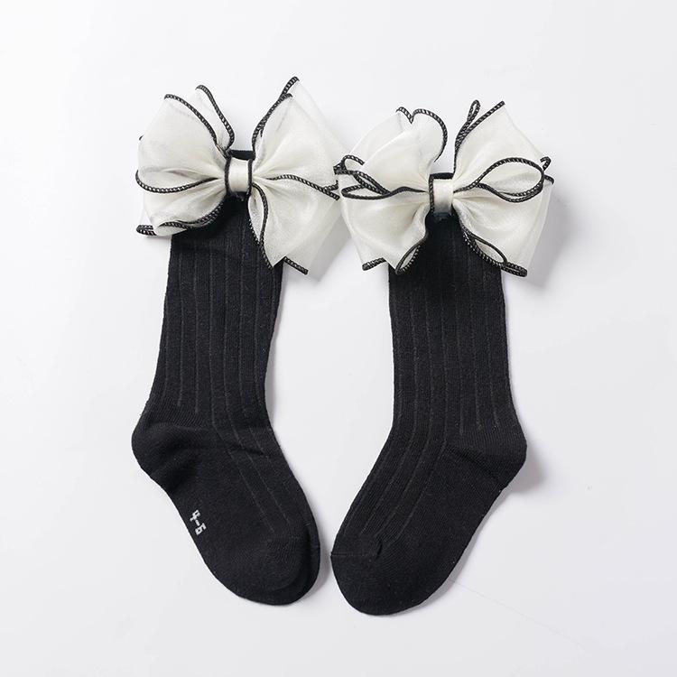 Bowknot Thin Children Socks-visikids