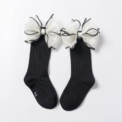 Bowknot Thin Children Socks-visikids