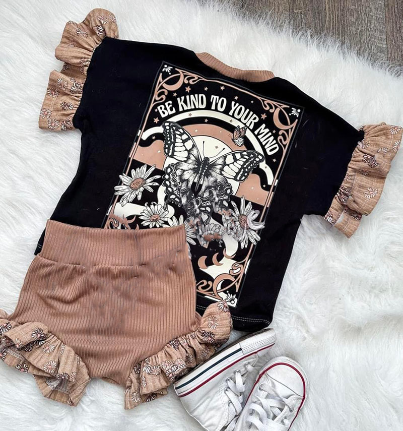 Baby Print Romper