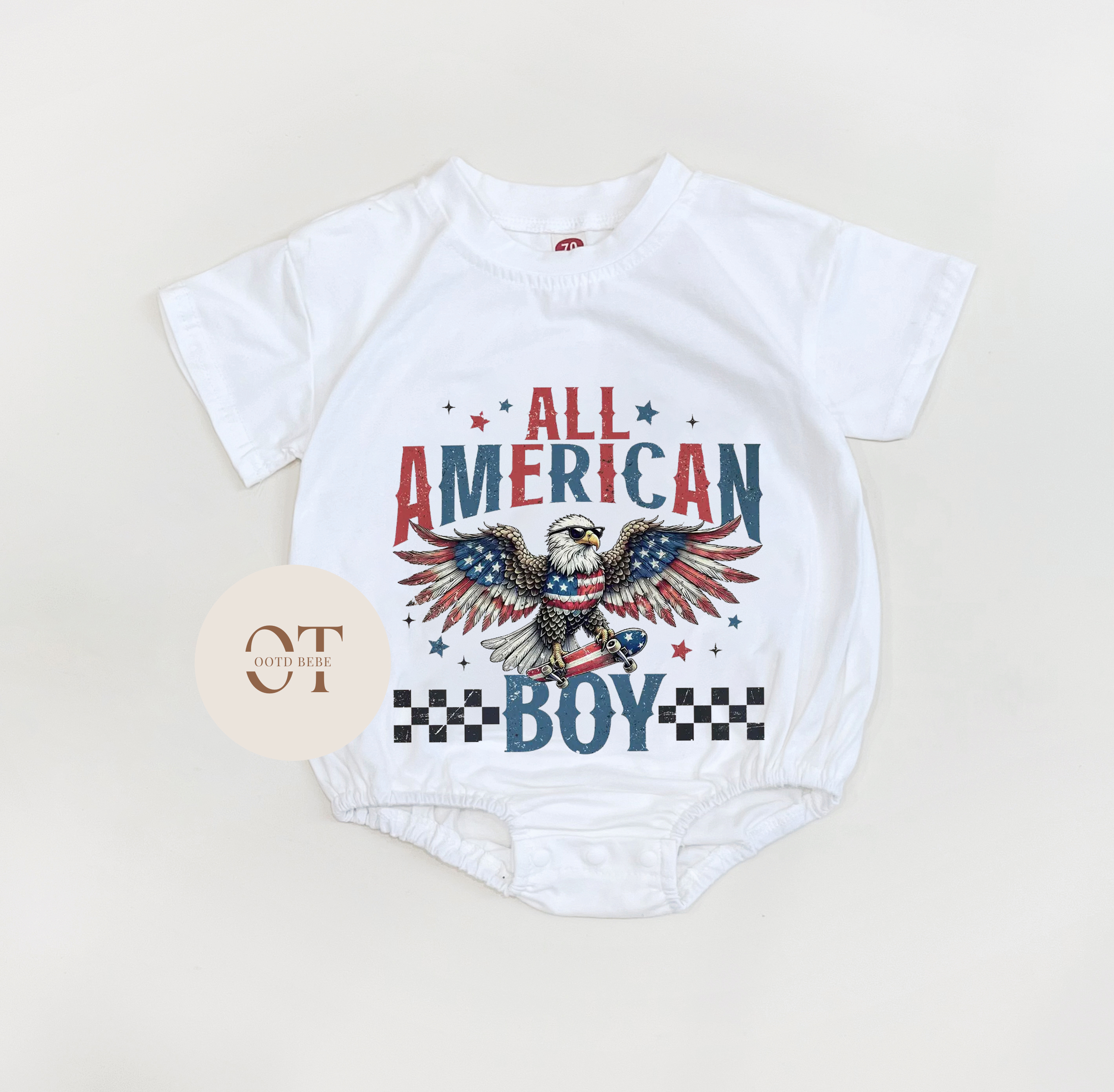 Baby All American Boy Romper