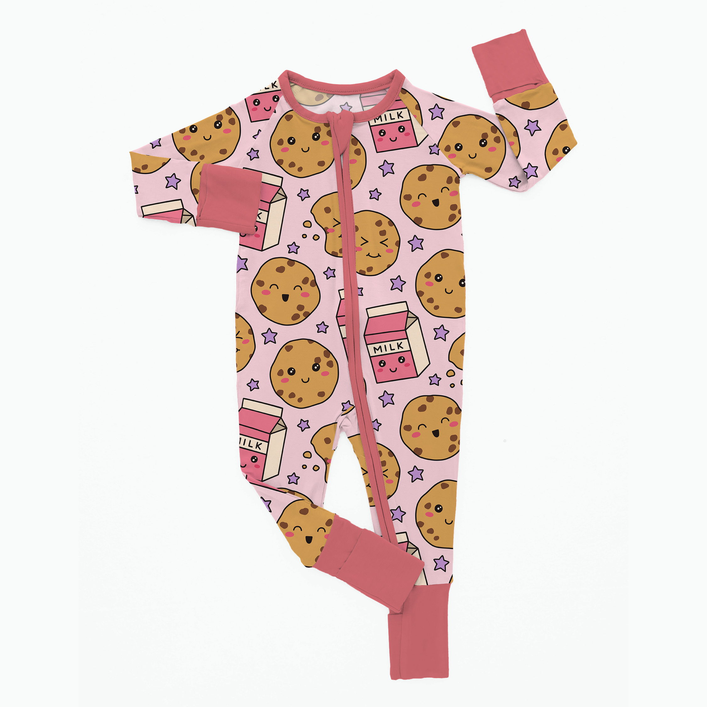 Newborn Cookies Milk Bamboo Sleeper