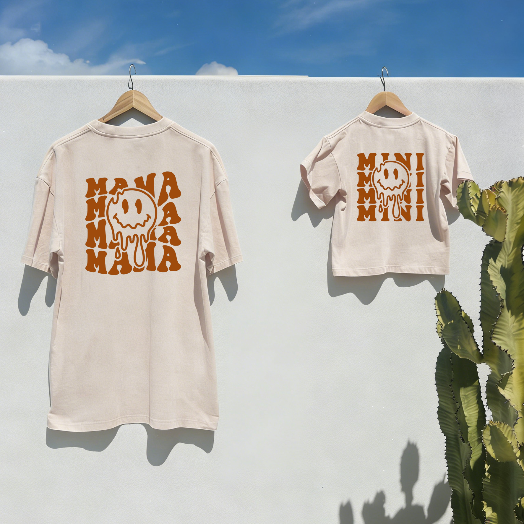 Mama And Mini Happy Face Matching Clothing