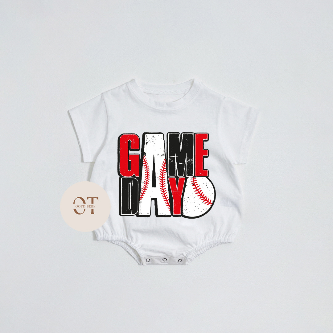 Baby Game Day Romper