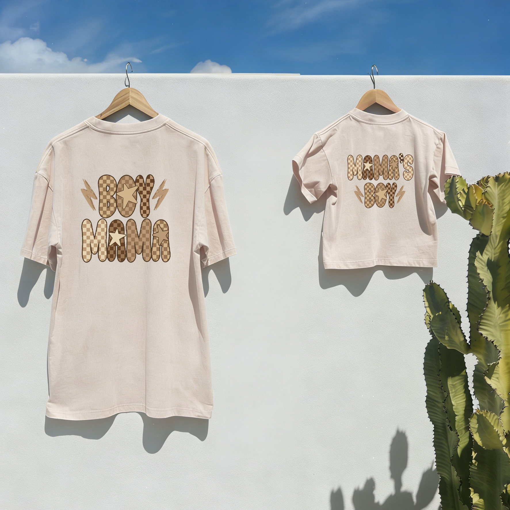 Boy Mama And Mama's Boy Matching Clothing