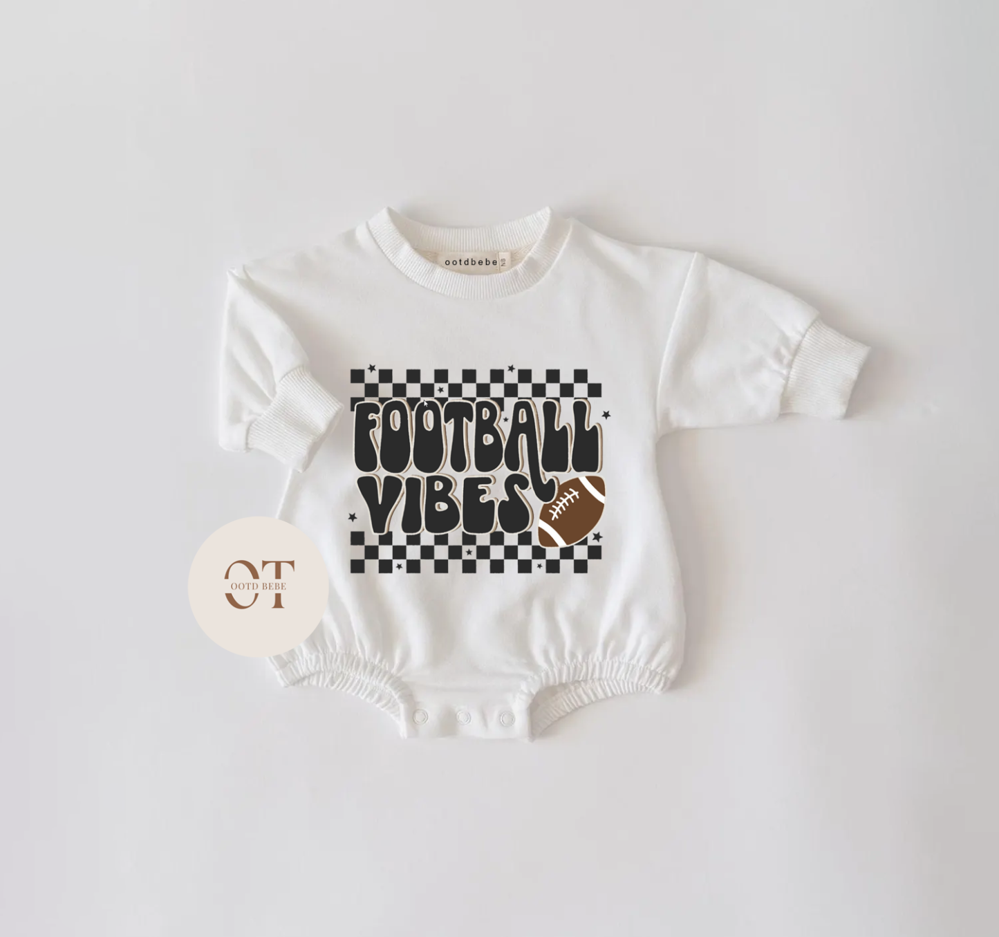 Baby Football Vibes Romper