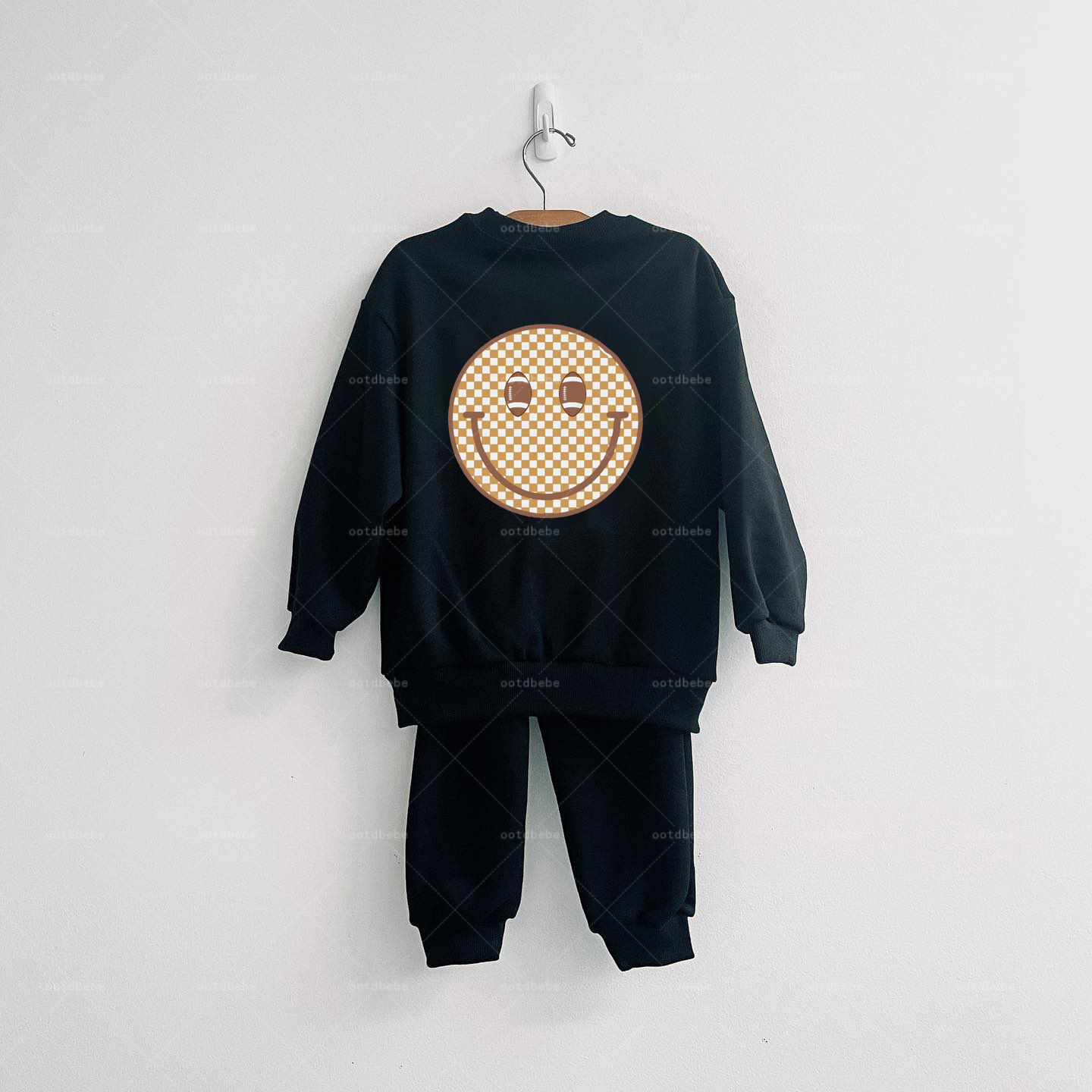 Toddler Football Happy Face Set