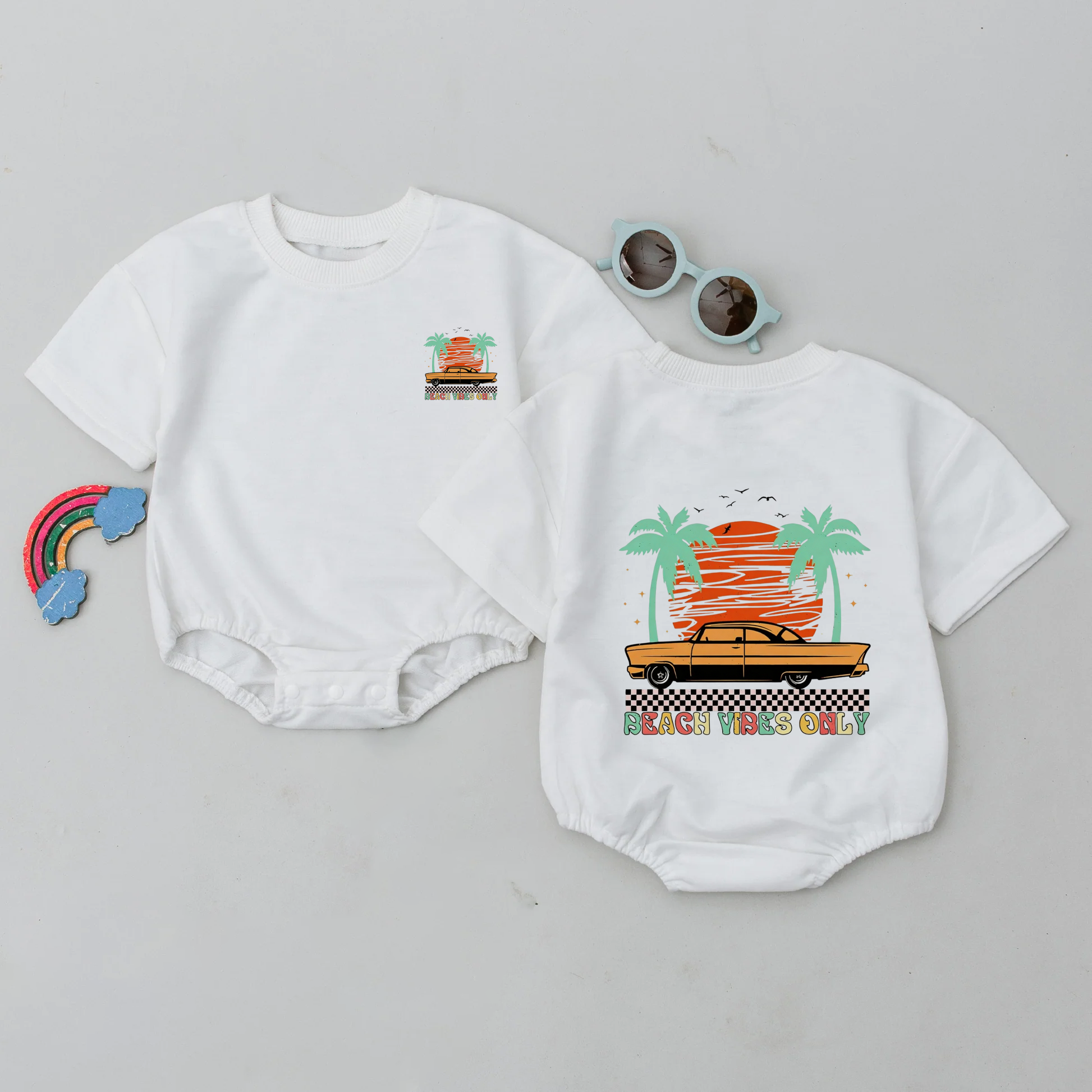 Baby Beach Vibes Only Romper