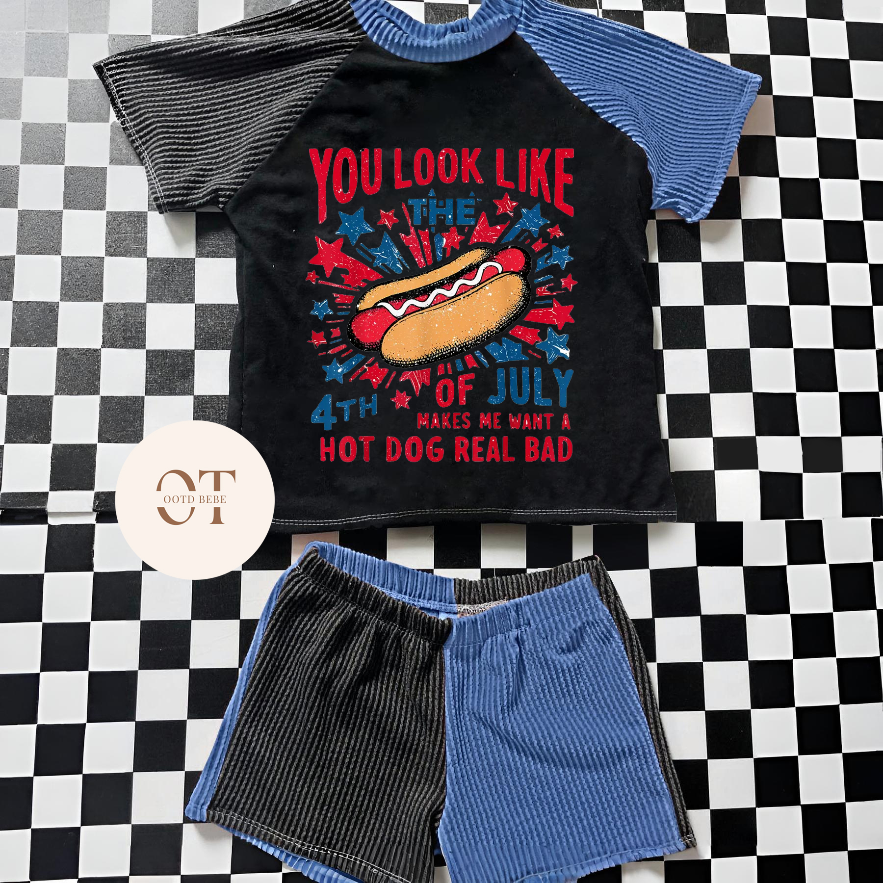 Toddler You Look Like the 4th of July Set