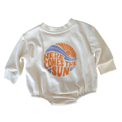 Baby Newborn Here Comes The Sun Romper