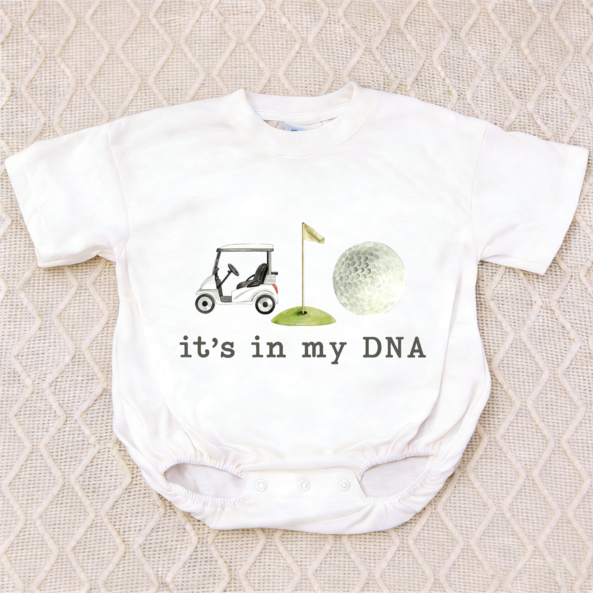 Baby Golf It's In My DNA Romper