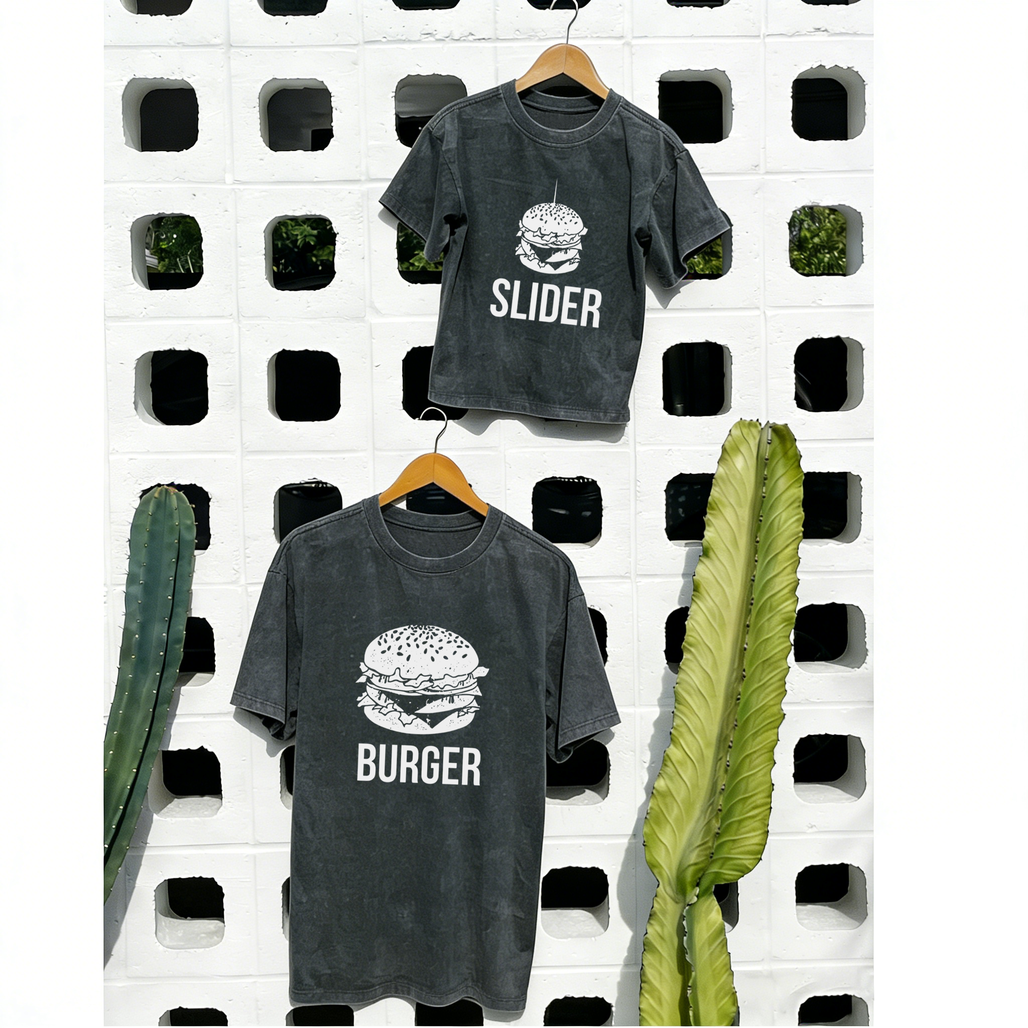 Mommy And Mini Burger & Slider Matching Clothing