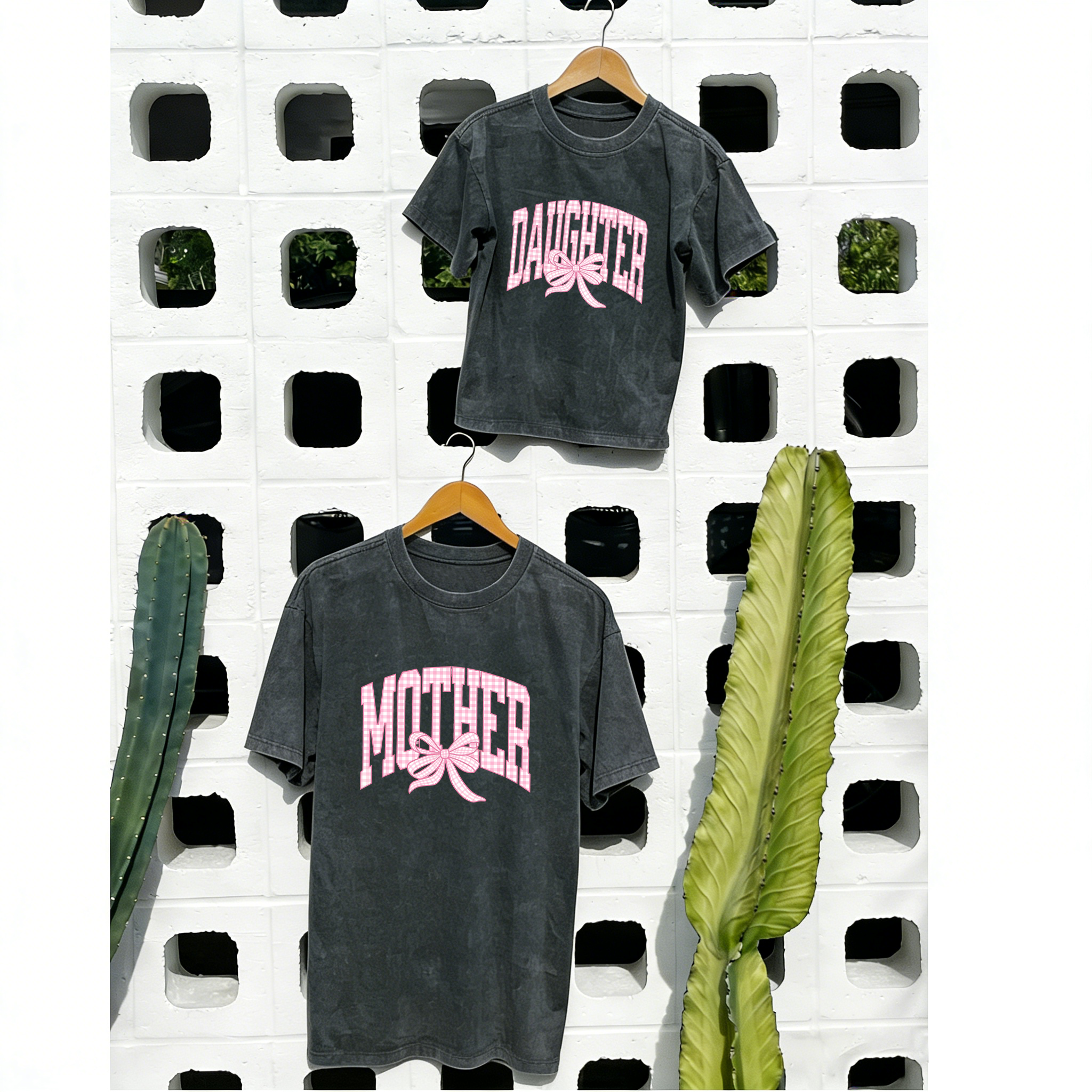 Mother & Daughter Bow Matching Clothing
