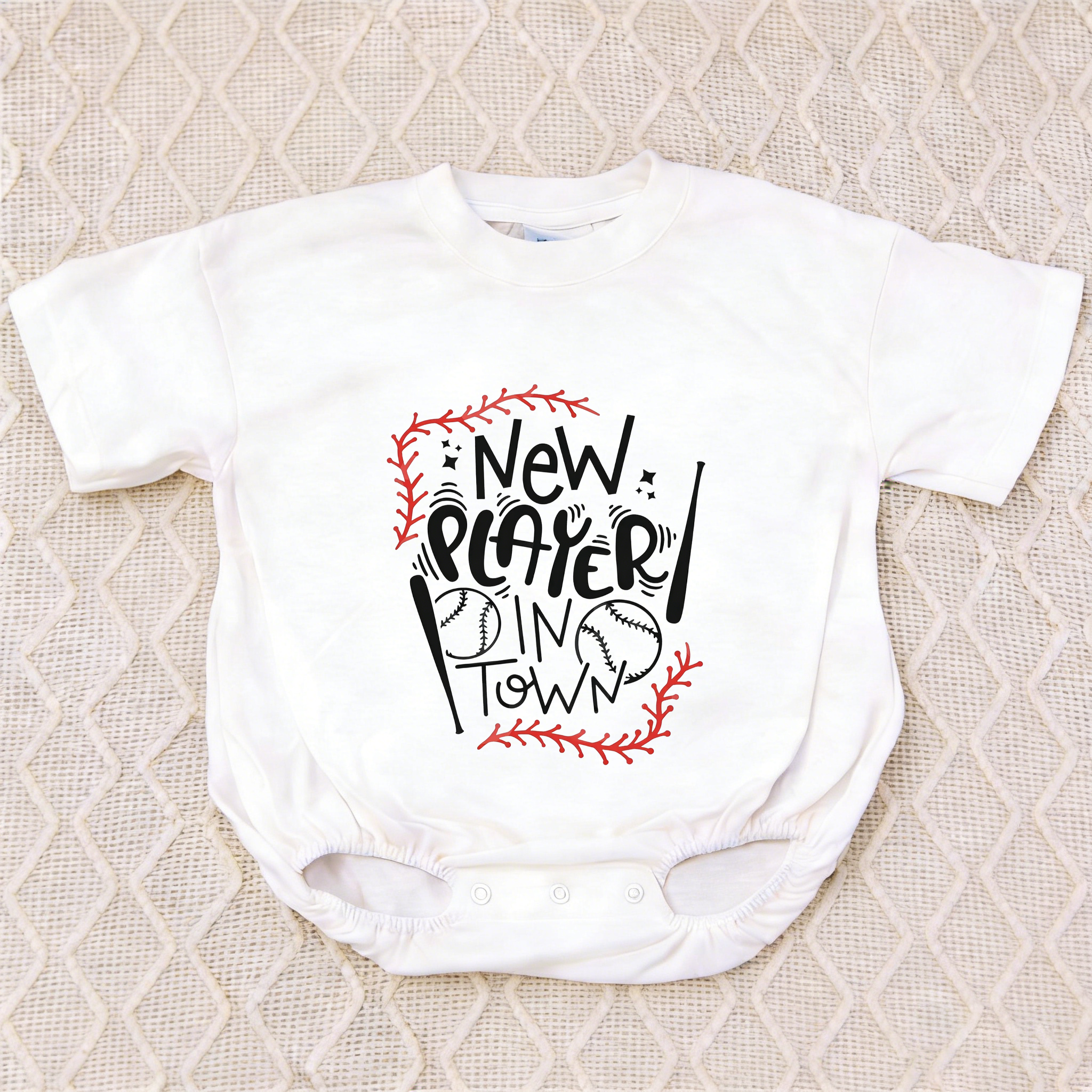 Baby New Player In Town Romper