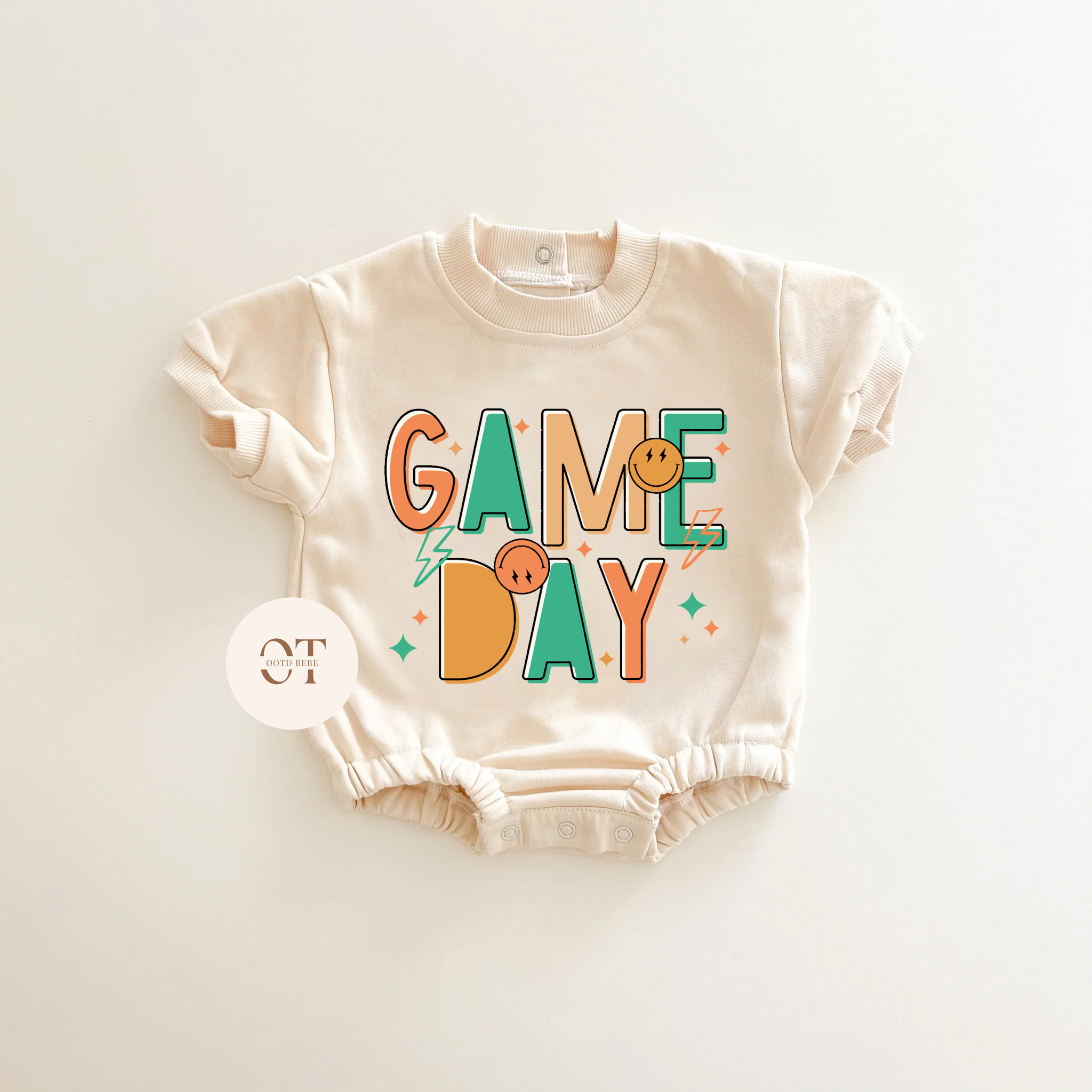 Baby Game Day Romper