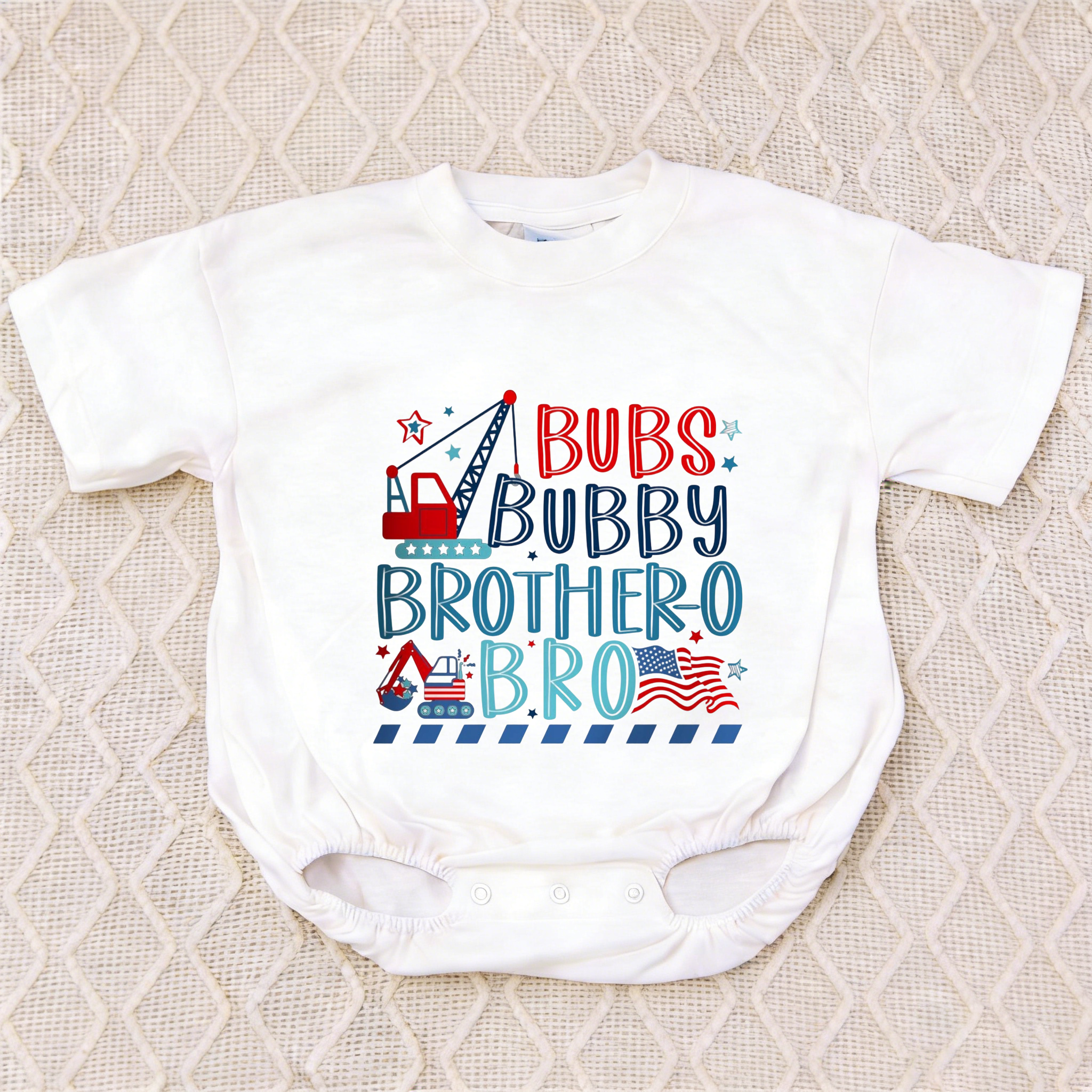 Baby 4th Of July Bubs Romper