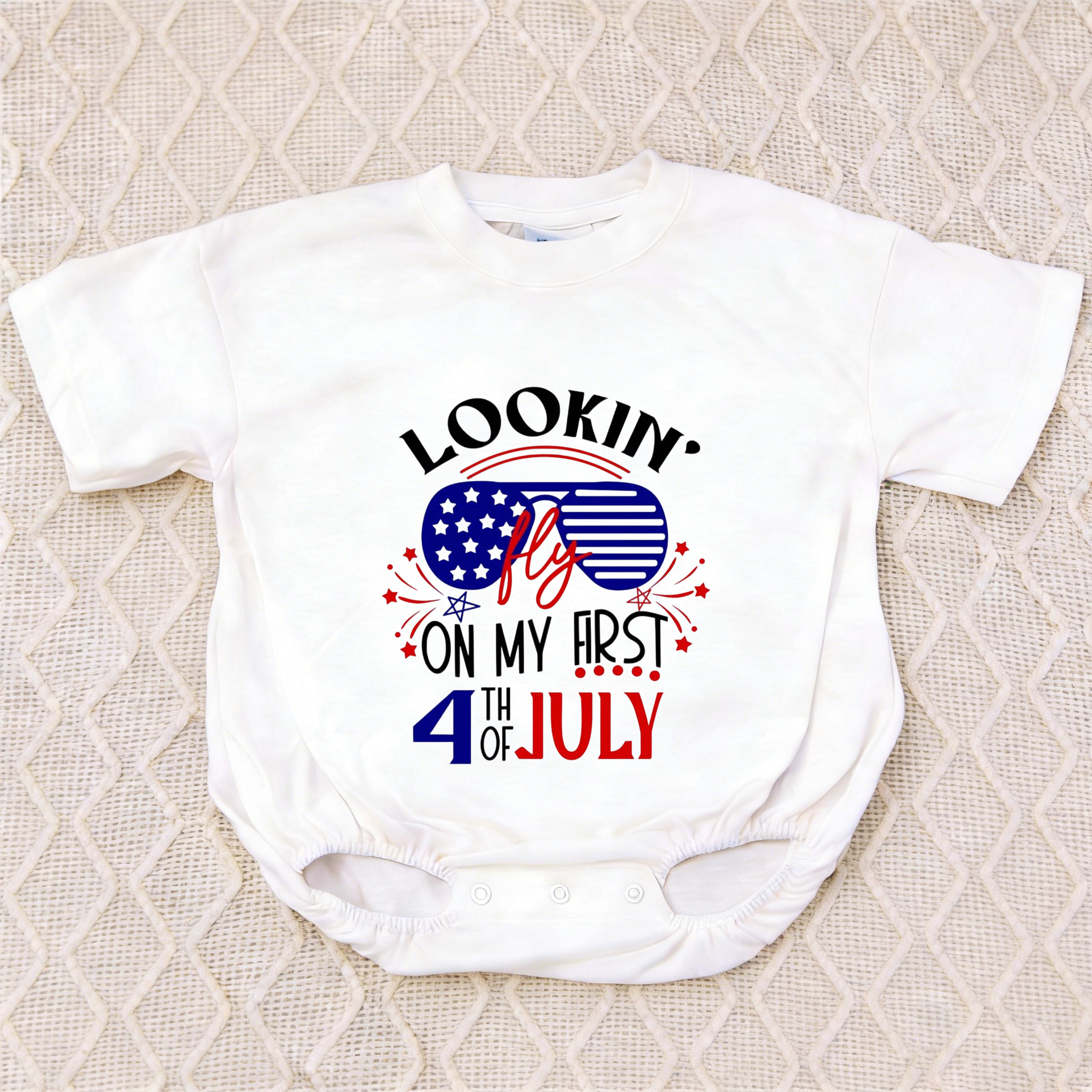 Baby My First 4th Of July Romper