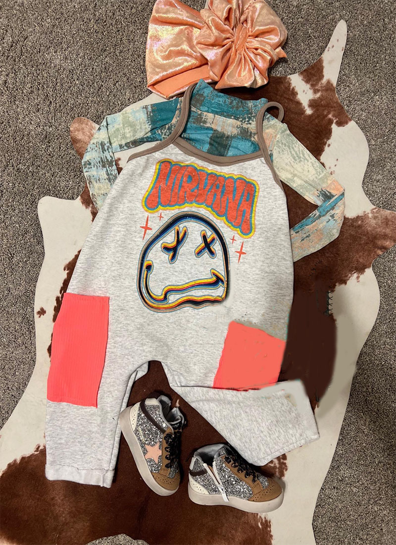 Baby Girl Nirvana Romper