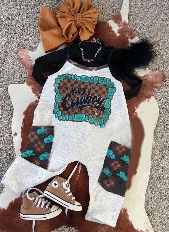 Baby Hey Cowboy Jumpsuit