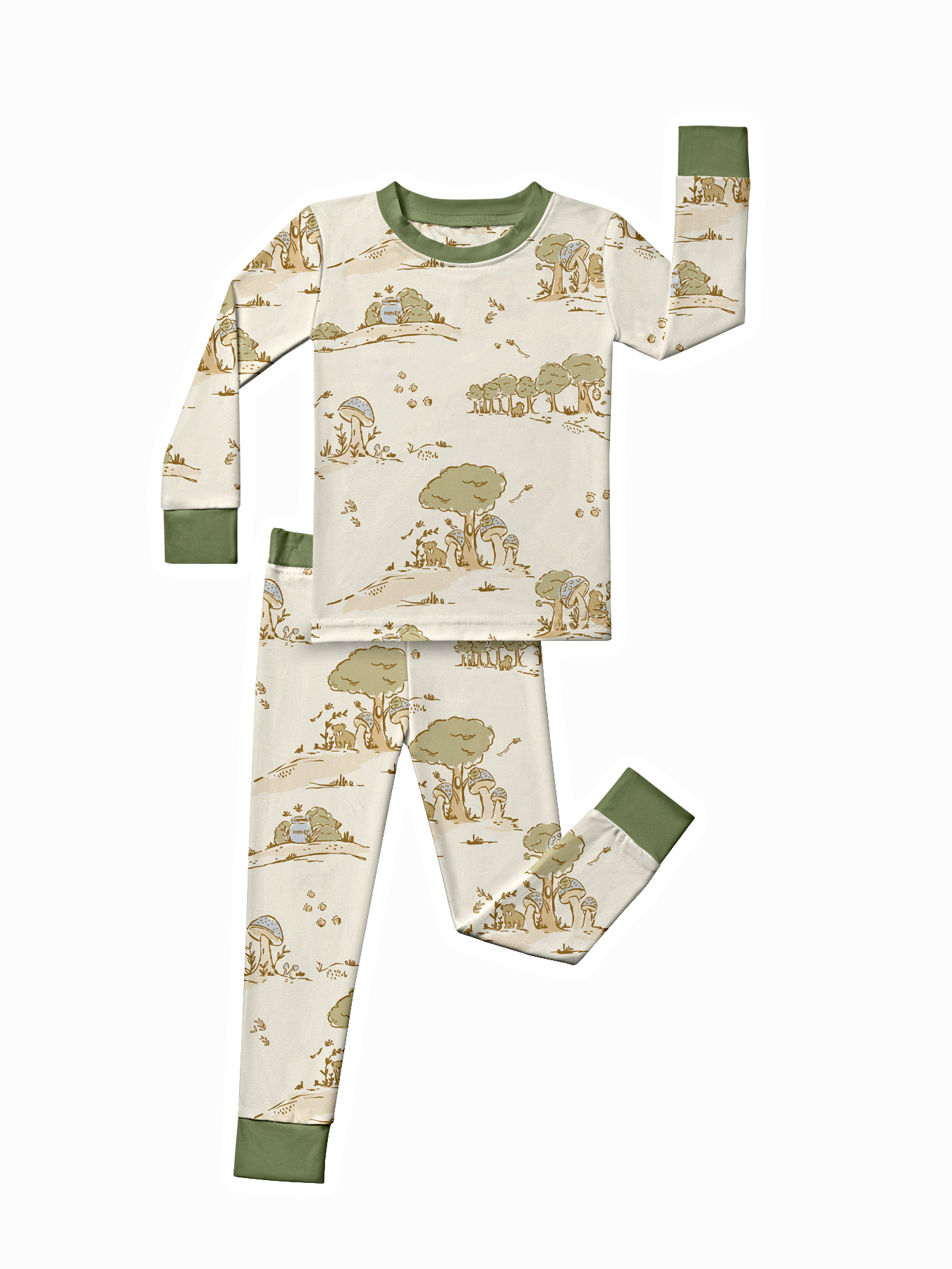 Kid Forest Bamboo Set ( 2-6Y )