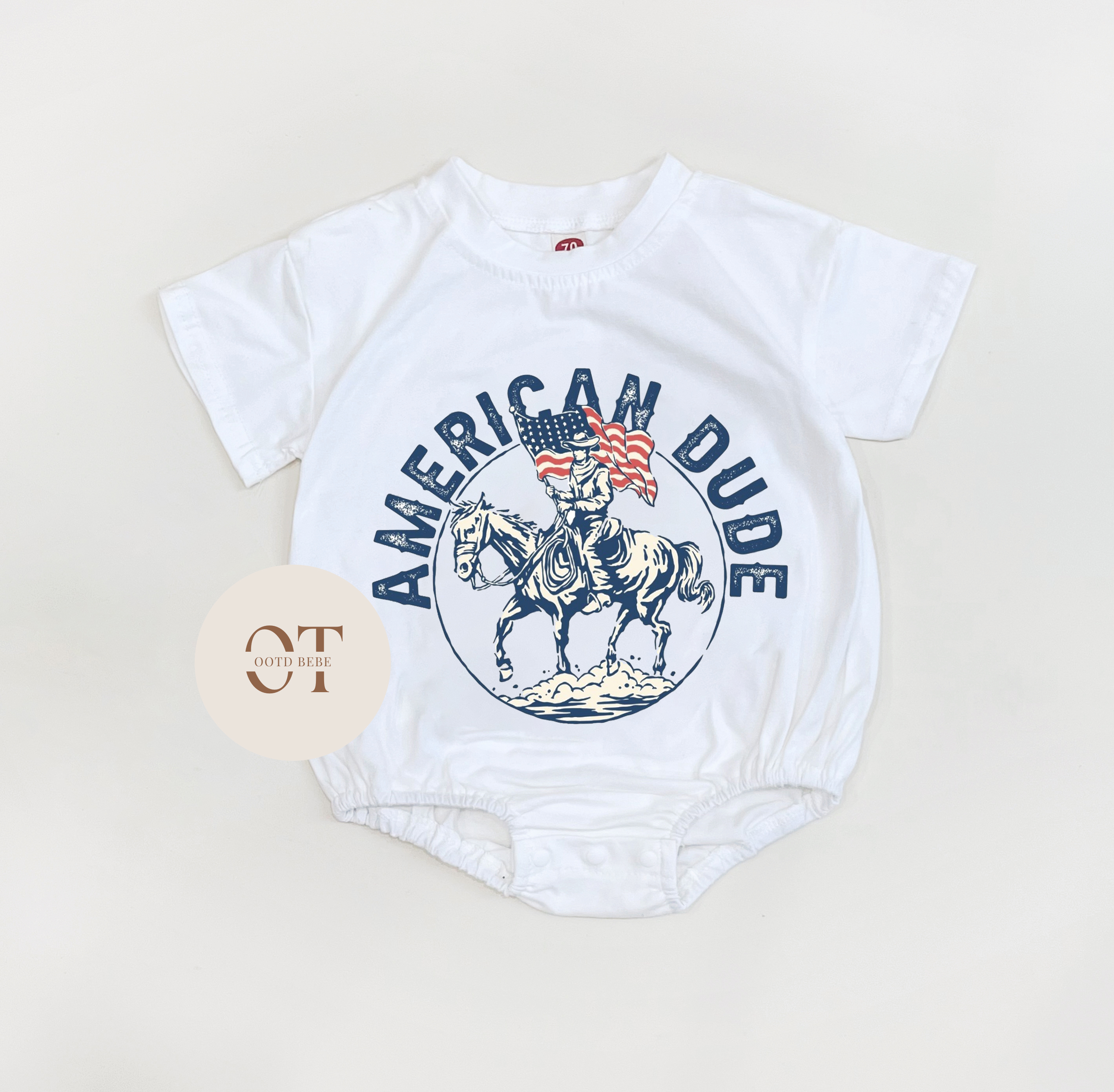 Baby American Dude Romper
