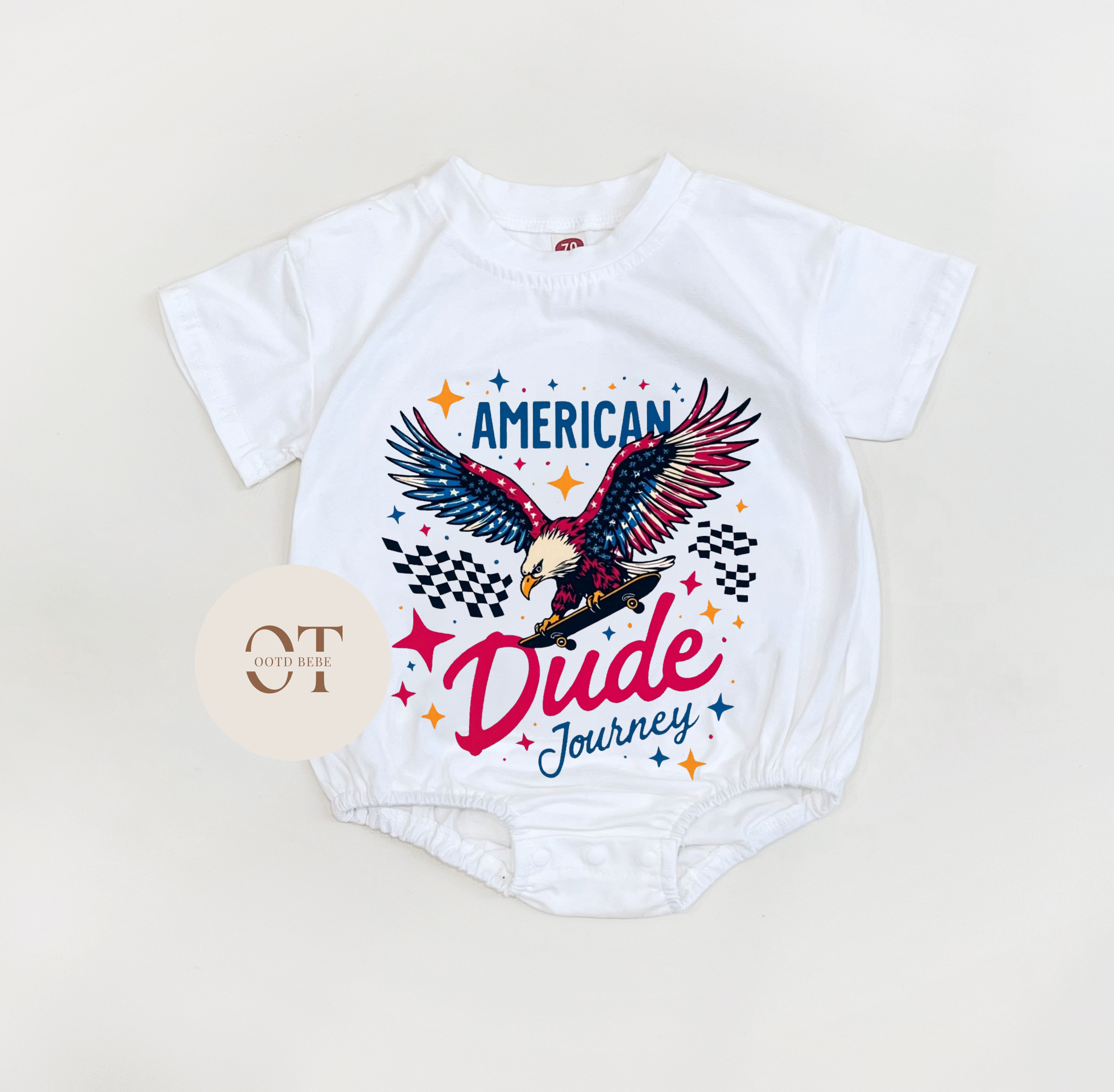 Baby American Dude Romper