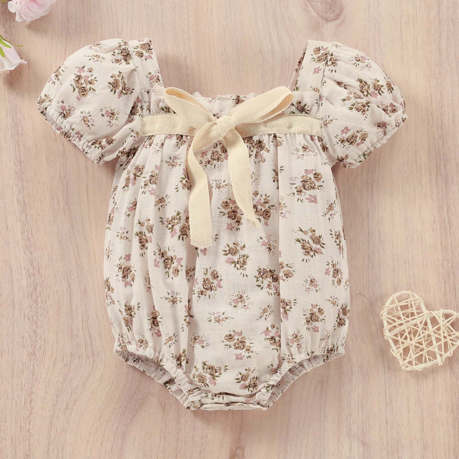 Cute Little Floral Rompers