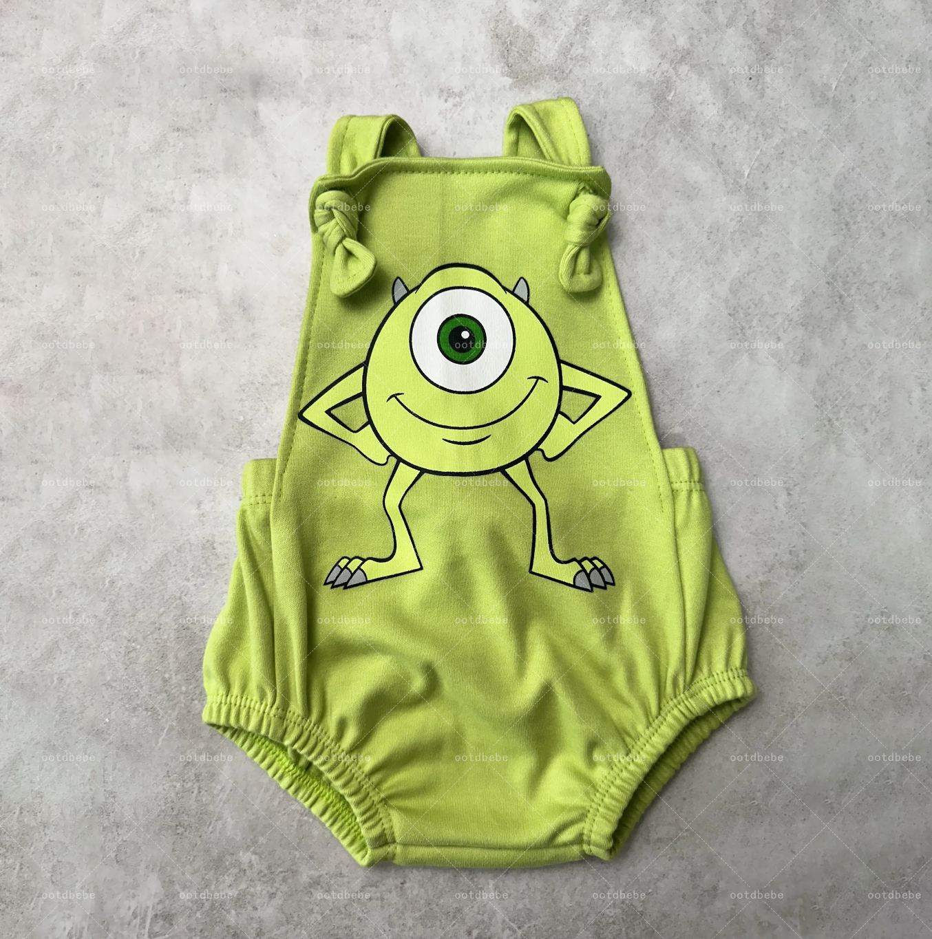 Baby Mike Wazowski Romper