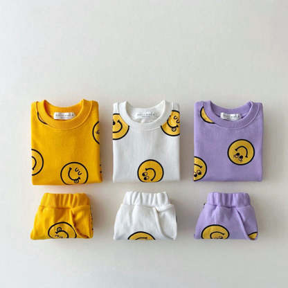 2-piece Smile Print Suit